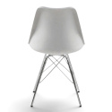 Chaise \'Eris\' - Blanc/Argent