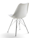 Chaise \'Eris\' - Blanc/Argent