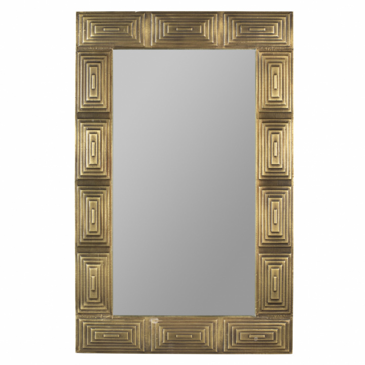 Miroir \'Volan\' 110x70cm - Laiton dans le groupe Décoration / Décoration / Miroirs chez Reforma (8100030)