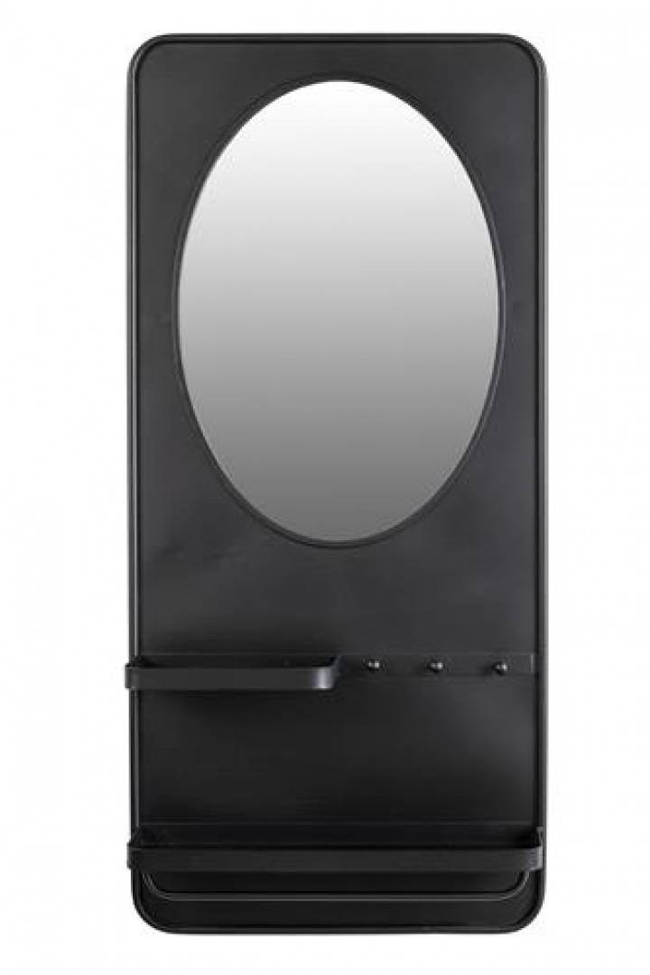Miroir \'Pascal\' L - Noir dans le groupe Décoration / Décoration / Miroirs chez Reforma (8100042)