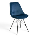 Chaise \'Eris\' - Bleu/Noir