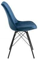 Chaise \'Eris\' - Bleu/Noir
