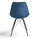 Chaise \'Eris\' - Bleu/Noir