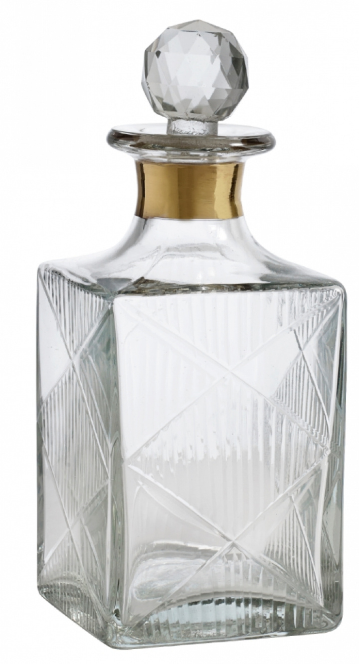 Carafe en verre \'Diamond\' - Or/Diamant dans le groupe Décoration / Mise en place & Service chez Reforma (8194)