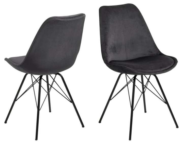 Chaise \'Eris\' - Grise/Noire dans le groupe Meubles / Meubles d\'assise / Chaises chez Reforma (82041)
