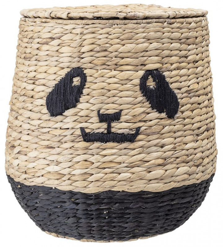 Panier \'Panda\' - Nature/Noir dans le groupe Meubles / Étagères & rangement / Boîtes & paniers chez Reforma (82045183)