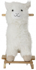 Cheval à bascule \'Lama Rocking\' - Blanc