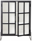 Vitrine \'Opal\' - Noir