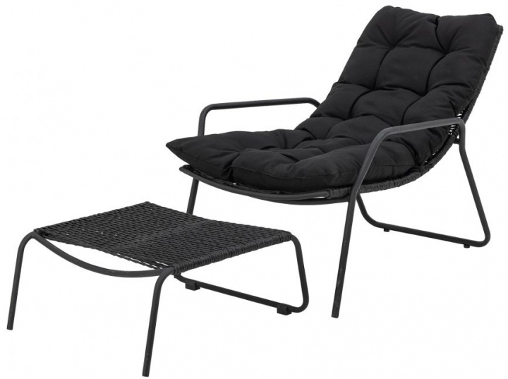 Chaise longue \'Boel\' - Métal dans le groupe Meubles / Mobilier de jardin / Chaises longues & lits de soleil chez Reforma (82059701)