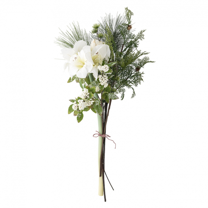 Bouquet artificiel \'Kristin\' - Blanc dans le groupe Noël chez Reforma (82073042)