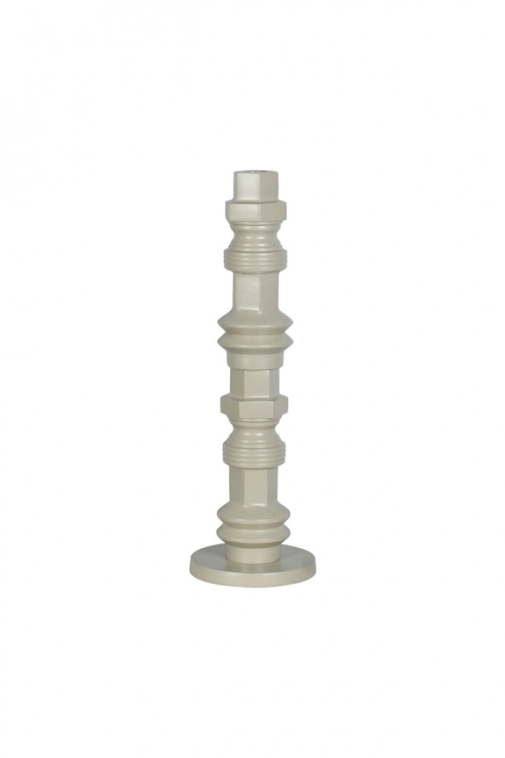 Support de bougie \'Totem\' - Beige dans le groupe Décoration / Décoration / Bougeoirs & Lanternes chez Reforma (8300038)