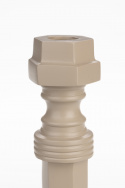 Support de bougie \'Totem\' - Beige