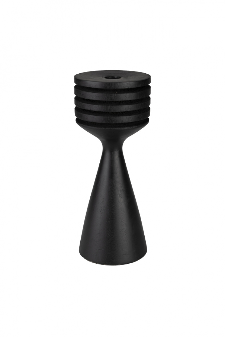 Support de bougie \'Hoover\' - Noir dans le groupe Décoration / Décoration / Bougeoirs & Lanternes chez Reforma (8300049)