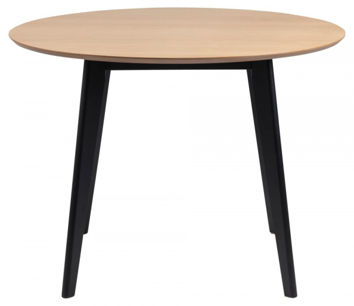 Table à manger \'Ärsjö\' Ronde 105cm - Noir/Naturel dans le groupe Meubles / Tables / Tables rondes chez Reforma (85661)