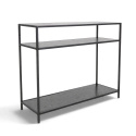 Table d\'appoint \'Hydra\' 120cm - Noir/Gris