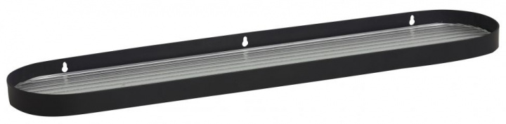 Étagère en verre \'SOTRA\' L - Noir dans le groupe Meubles / Étagères & rangement / Étagères murales chez Reforma (8755)