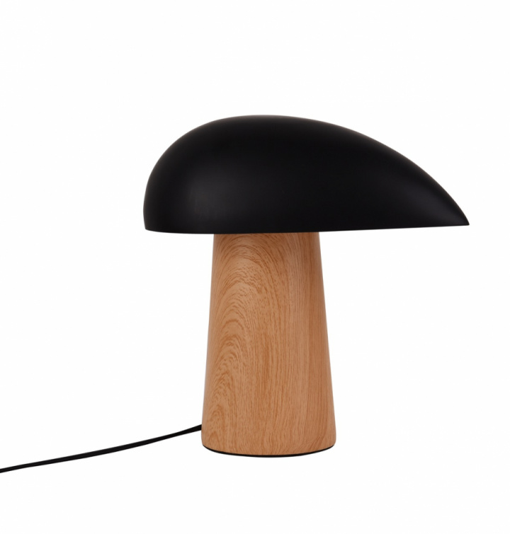 Lampe \'Karlskrona\' - Naturel/Noir dans le groupe Éclairage / Lampes / Lampes de table chez Reforma (87650-black-nature)