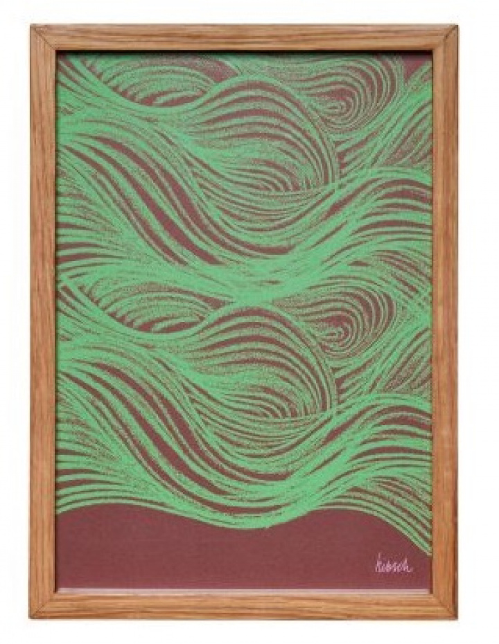 Cadre \'Hello\' - Naturel dans le groupe Décoration / Décoration / Tableaux & affiches chez Reforma (881932)