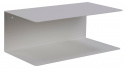 2-pack Étagère murale \'Joliet\' - Blanc/Gris