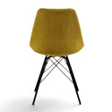 Chaise \'Eris\' - Jaune/Noir