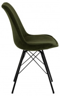 Chaise \'Eris\' - Vert foncé/Noir