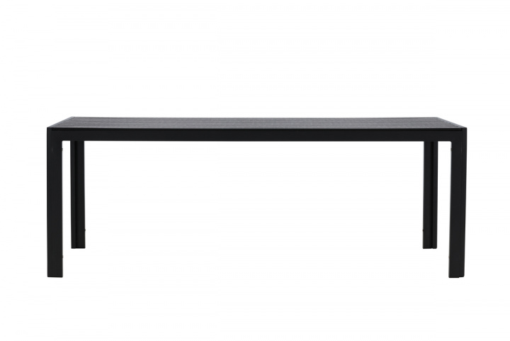 Table à manger \'Mirko\' 205x74cm - Noir dans le groupe Meubles / Mobilier de jardin / Table de jardin chez Reforma (9810-100)
