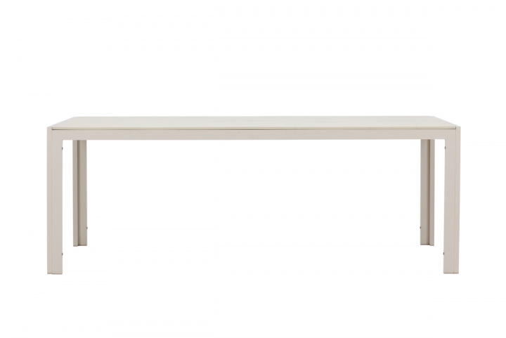 Table à manger \'Mirko\' 205x74cm - Beige dans le groupe Meubles / Mobilier de jardin / Table de jardin chez Reforma (9810-222)