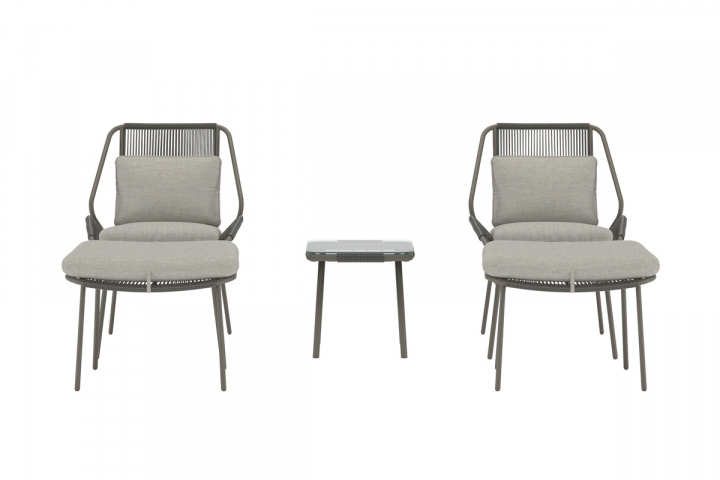 Salon de jardin \' Zakynthos \' - marron dans le groupe Canapés & Lits de jour chez Reforma (9877-103)