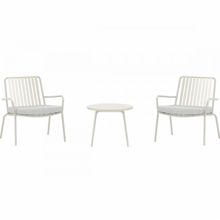 Ensemble de salon \' Mykonos \' - beige dans le groupe Meubles / Mobilier de jardin / Fauteuils d\'extérieur chez Reforma (9878-222)