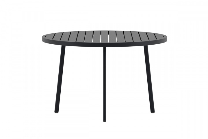 Table de salle à manger \' Giardini \', ronde, 120 cm - noire dans le groupe Tables chez Reforma (9881-100)