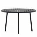 Table de salle à manger \' Giardini \', ronde, 120 cm - noire