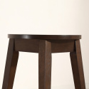 Tabouret de bar \'Ella \'- Noyer