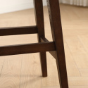 Tabouret de bar \'Ella \'- Noyer