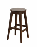 Tabouret de bar \'Ella \'- Noyer