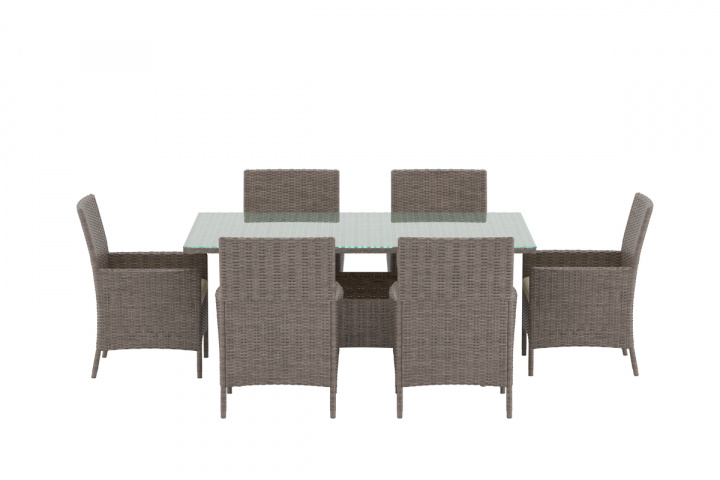 Ensemble de salle à manger \' Lefkas \' – marron dans le groupe Nouveautés chez Reforma (9900-600)