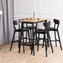 Tabouret de bar \'&Auml;rsj&ouml;\' - Noir