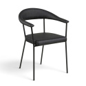 Chaise \'Gandia\' - Noir
