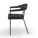 Chaise \'Gandia\' - Noir