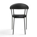 Chaise \'Gandia\' - Noir