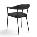 Chaise \'Gandia\' - Noir