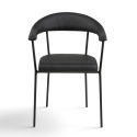 Chaise \'Gandia\' - Noir