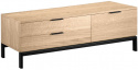 Meuble TV \'Grant\' - Chêne/Fer