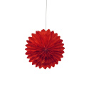 &Eacute;toile de l\'Avent \'Lotus\' 45cm - Rouge