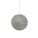 &Eacute;toile de l\'Avent \'Lotus\' 60cm - Blanc