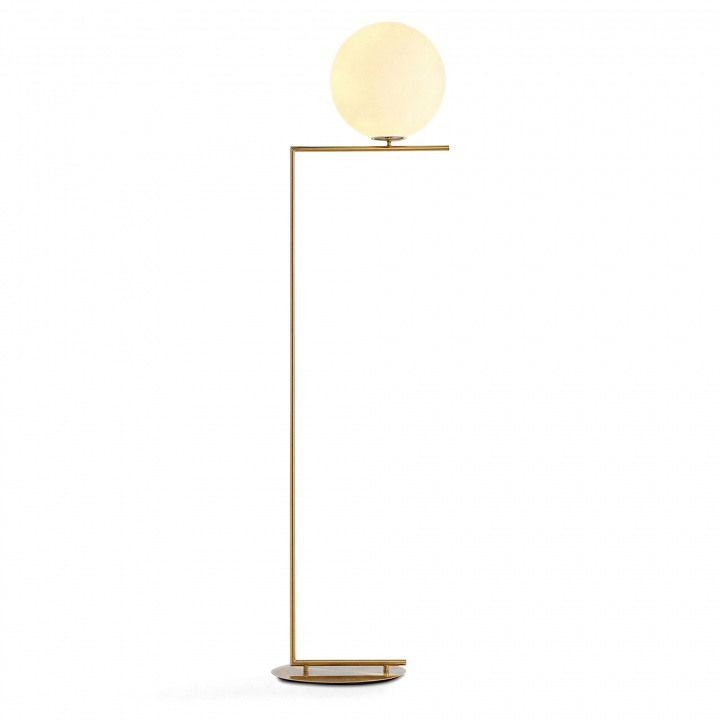 Lampadaire \'Creme Satin\' - Laiton dans le groupe Éclairage / Lampes / Lampes de sol chez Reforma (ALM-3061-F)