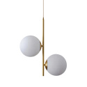 Suspension \'Creme Satin\' - Laiton