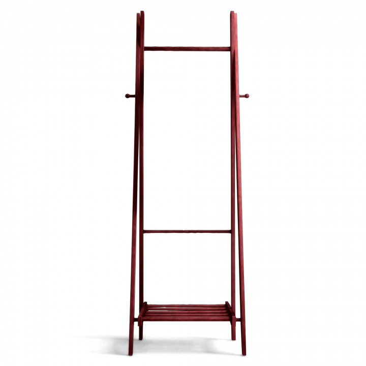 Porte-manteau avec &eacute;tag&egrave;re &agrave; chaussures \'Confident\' - Noyer dans le groupe Meubles / Étagères & rangement / Cintres à vêtements chez Reforma (AMZ-4-walnut)