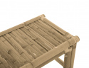 Table basse/Banc de jardin \'Bambu\' - Nature