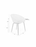 Fauteuil \'Void\' - Blanc