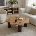 Table basse \'Livora\' 107x98cm - Naturel
